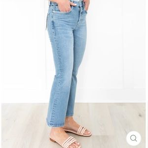 Frame Denim Le One Crop Mini Boot Casper Size 1